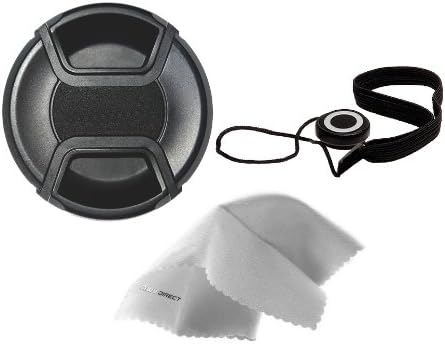 SD15 Pinch (52mm) Sigma Lens Cap Center + Lens Cap Holder + Nwv Direct Microfiber Cleaning Cloth.