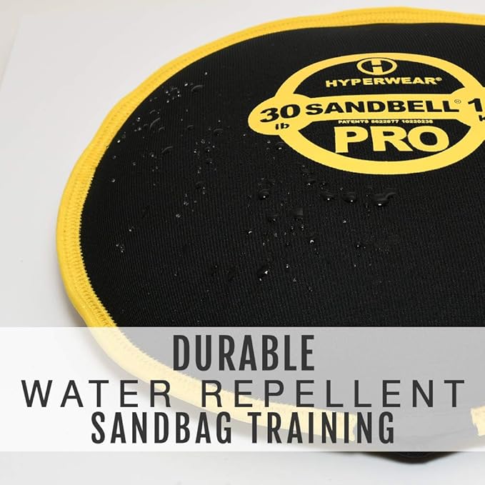 Hyperwear SandBell PRO Workout Sandbag Kettlebell Ships Pre-Filled Sizes 6-70 lbs