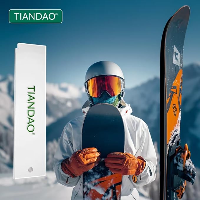 Snowboard Ski Wax Scraper Durable Plastic Wax Remover for Skis Snowboards Professional Tuning Tool