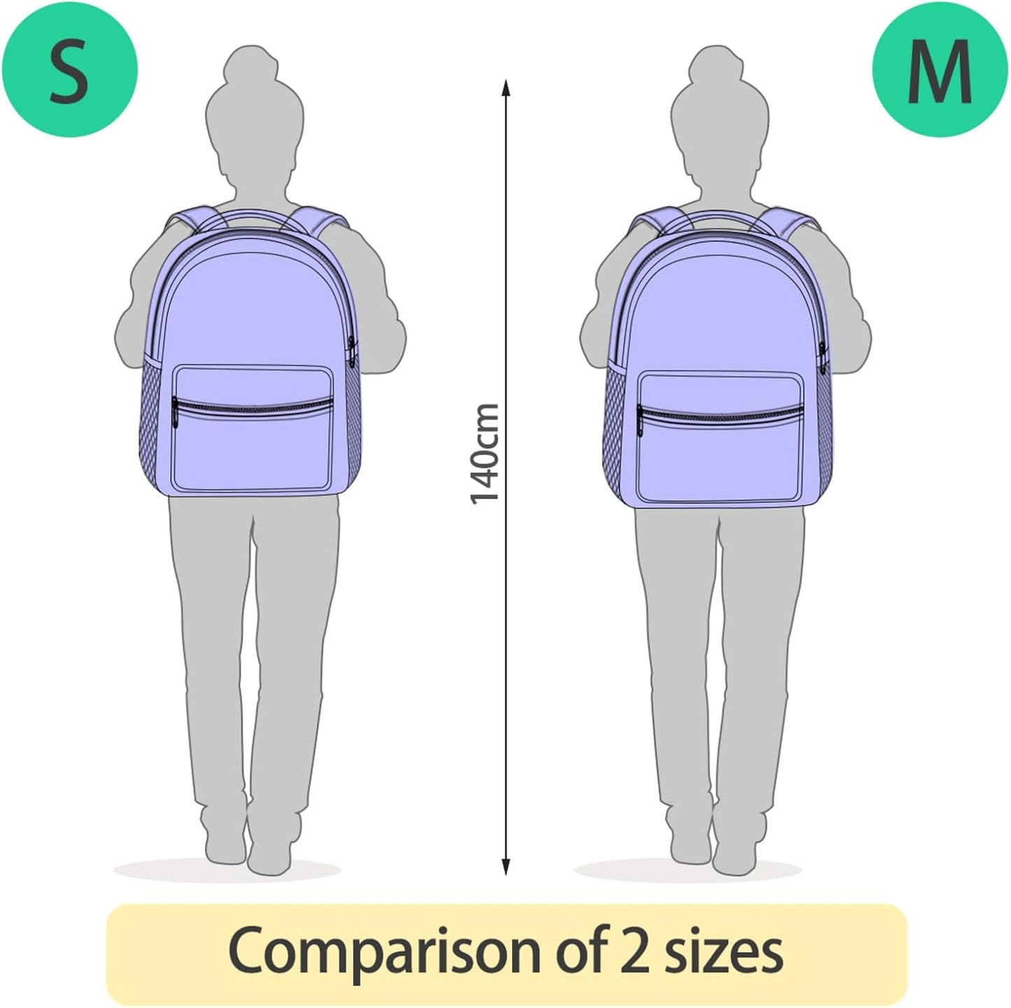 Krafig Backpacks Backpack Daypack Cute Shrimps Boys Girls Kids School Bookbag, School Bag Travel