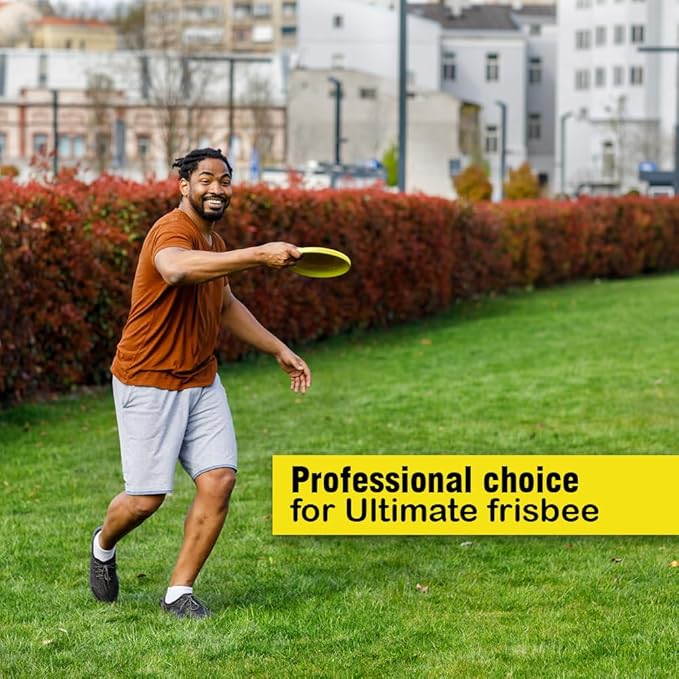 Smiley Flying Disc, 10.8โ, Fun Outdoor Sport, Waterproof Beach Games, Ultimate Flying Disc, Safe Flyer Toy, Flying Disc for Kids & Adults, 175g
