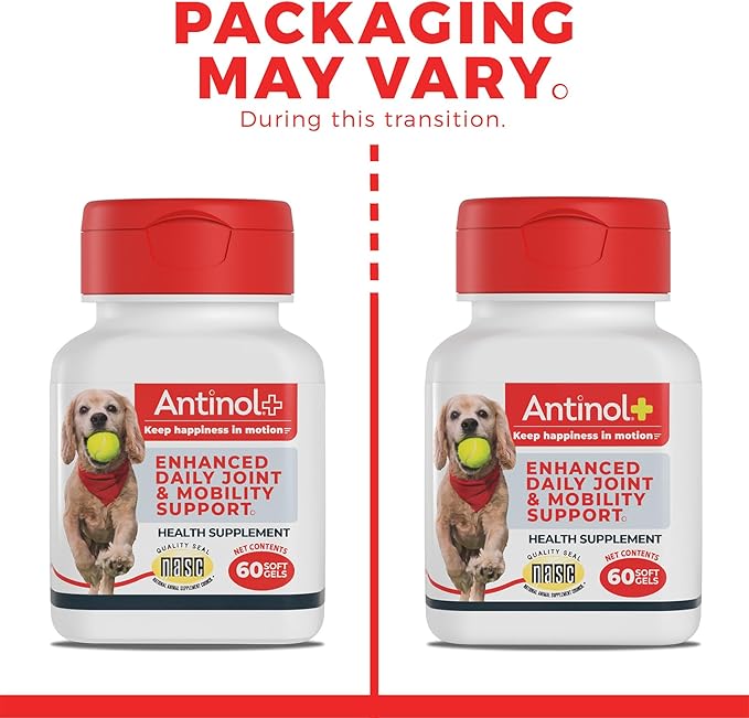 Plus, Mobility, Hip, and Joint Supplement for Dogs, Green-Lipped Mussels and Krill Oil - Dog Joint Supplement, Better and Faster Than Glucosamine and Chondroitin, 150 Soft Gels