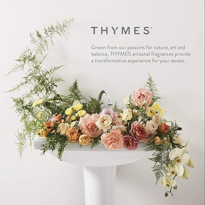 Thymes Frasier Fir Scented Candles for Home Decor - Green Pillar Candles for Women & Men - Place on Candle Holder - Luxury Home Fragrance Gifts - Small (3" x 3" Pillar)