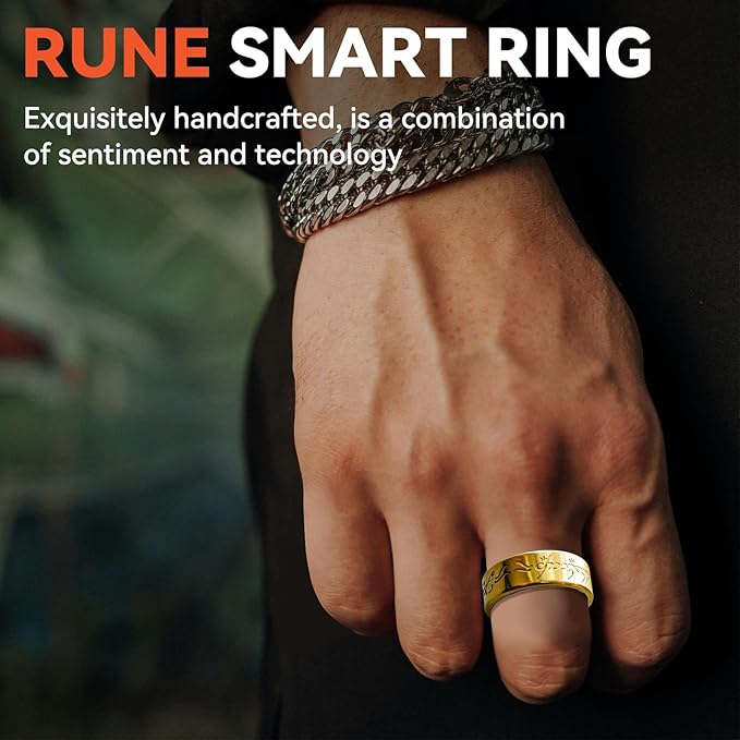 Ultra Smart Ring for Women Men,Health Fitness Tracker with Sleep/Blood Pressure/Oxygen Monitoring, Heart Rate & Activity Tracking,IP68 Waterproof, 5+Day Battery,No Subscription Fee 1-Silver 8