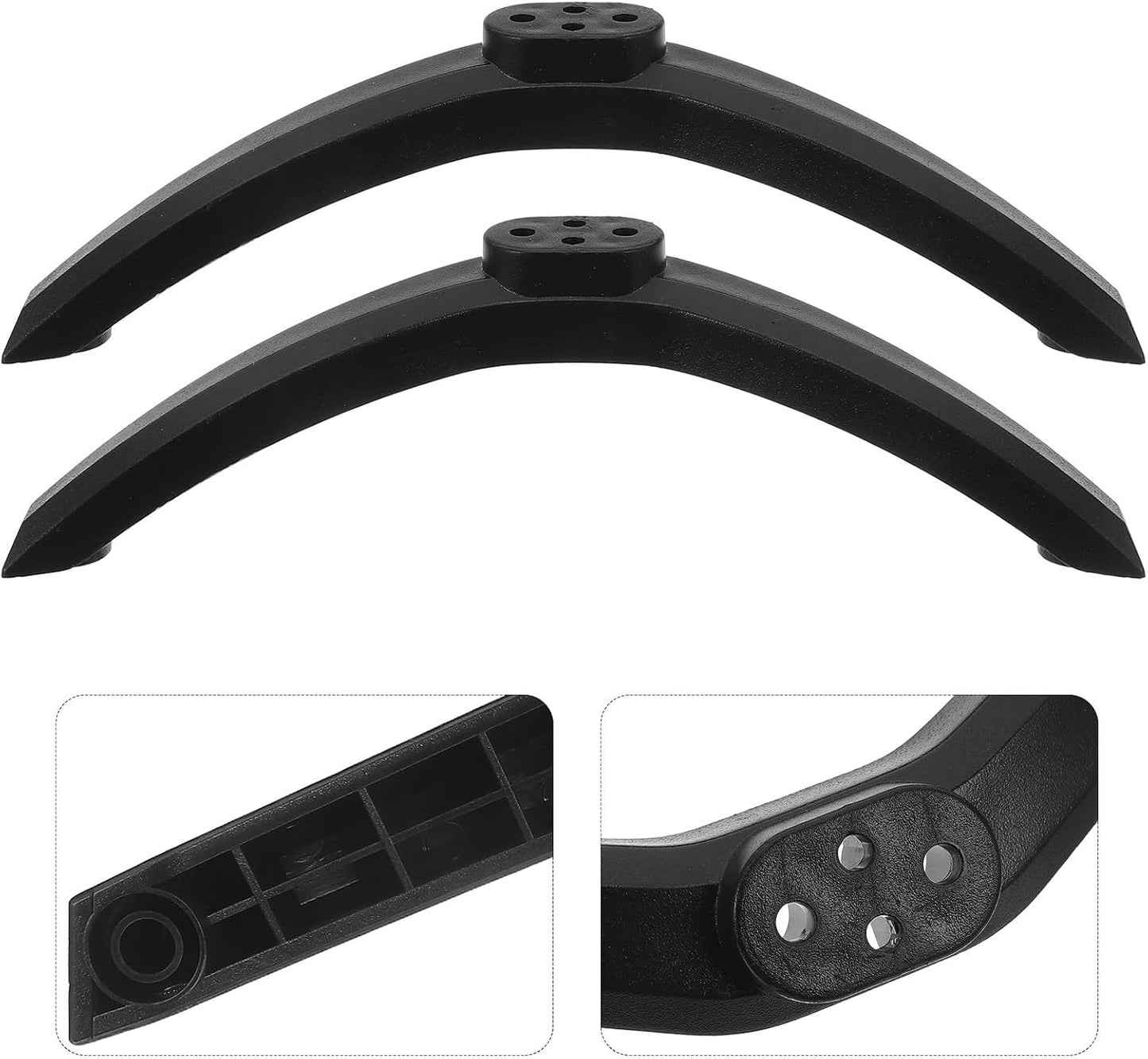 BESPORTBLE Tv Stand Bracket and Replacement Tv Feet with Screws Tabletop Pedestal Base for Home and Office Use