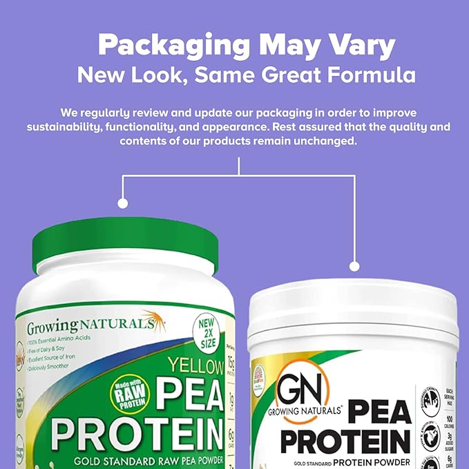 Raw Pea Protein Powder, Vegan Plant Based Protein, BCAA, Low-Carb, Low-Sugar, Vanilla Blast, 1 Pound (Pack of 1)