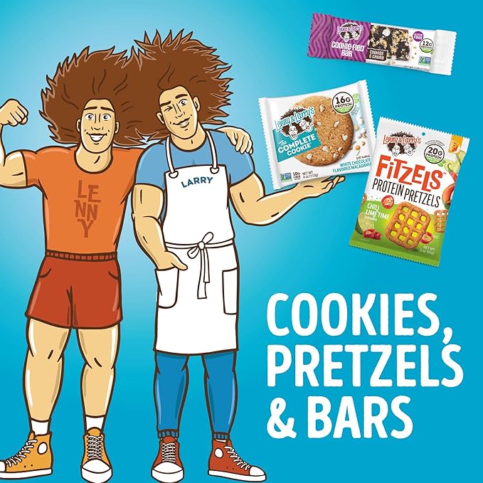 Lenny & Larry's The Complete Cookie, Chocolate Chip, Soft Baked, 16g Plant Protein, Vegan, Non-GMO, 4 Ounce Cookie (Pack of 12)