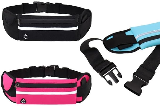 Adjustable Elastic Fitness Fanny Pack for Sports, Running Belt Waist Pack, Waterproof Sports Fanny Pack,Outdoor card wallet，Leisure travel wallet，5 color options available (green)