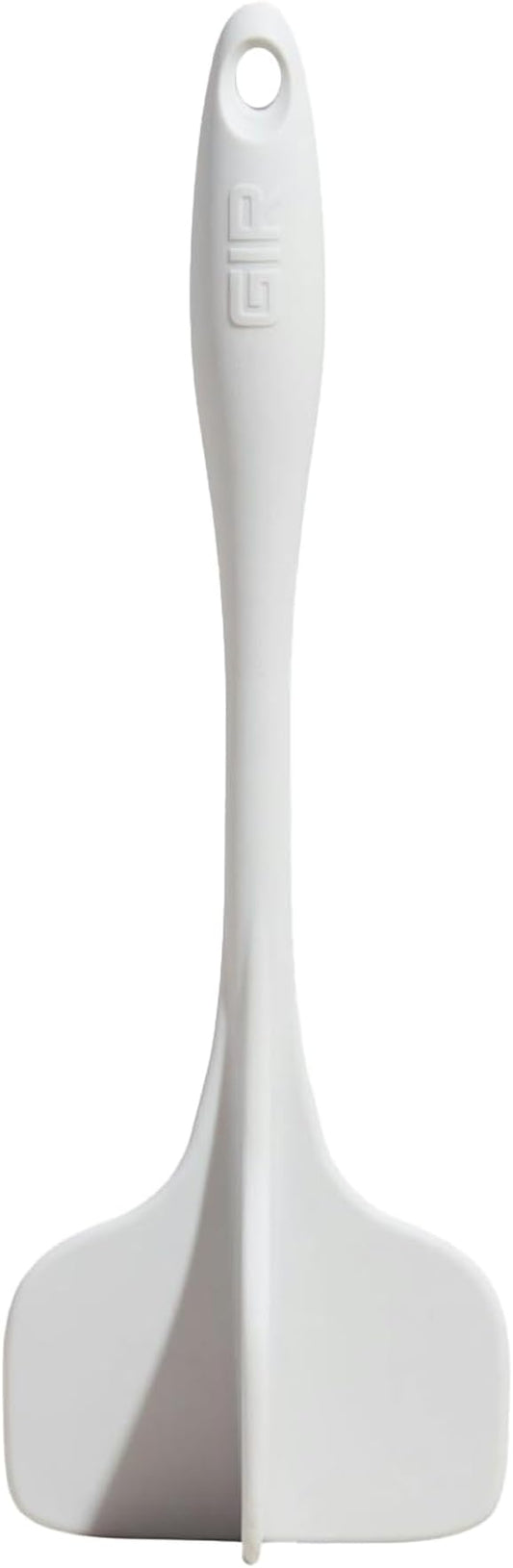 GIR: Get It Right Silicone Quad Meat Chopper - 12 in White - Heat-Resistant & Non-Stick - Potato Masher & Ground Beef Chopper Tool - Burger Smasher