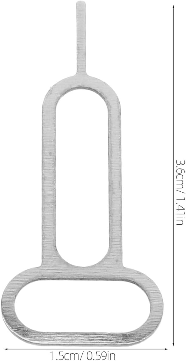 300pcs Set Mikikit Universal Sim Card Ejector Tool with Keychain for Mobile Phones, Sim Pin Removal Opening Tool