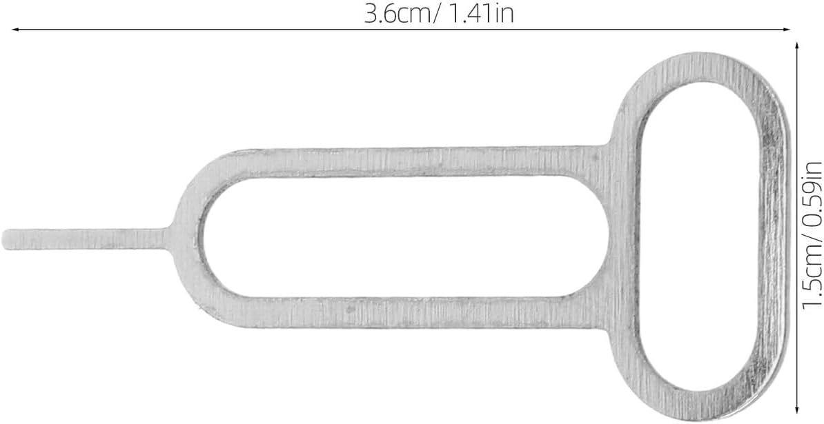 300pcs Sim Card Tray Pin Ejector Tool Universal Stainless Steel Sim Removal Needle for Smartphone Cell Phone