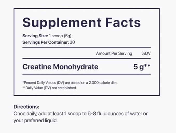 Beam Creatine Powder, Third Party Tested, Micronized Creatine Monohydrate Supplement, Creatine for Women and Men, Muscle Strength, Workout Recovery, Lean Muscle Growth, 100 Servings, Unflavored