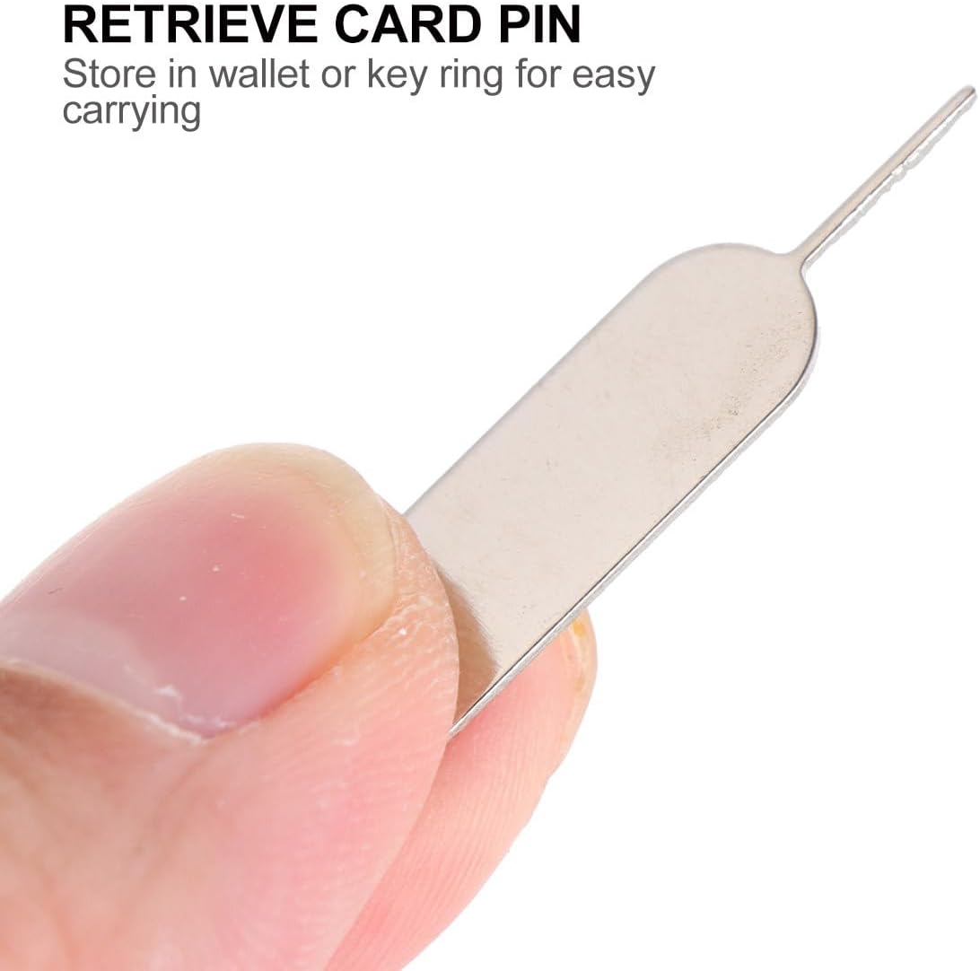100pcs Set Artibetter Universal Sim Tray Remover Pin Tool for Smartphones Mobile Phone Sim Card Ejector Needle