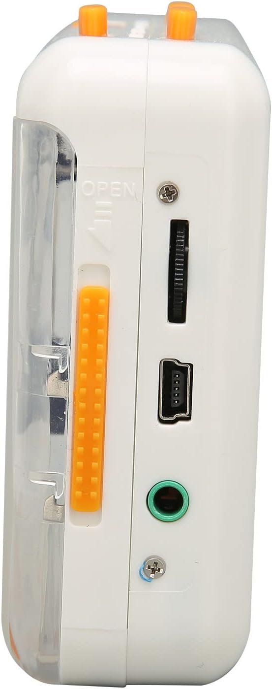 TIKATARER Cassette MP3 MP3 USB to Converter, Portable Tape Player with Earphone Jack Plug and Play for PC Player CD