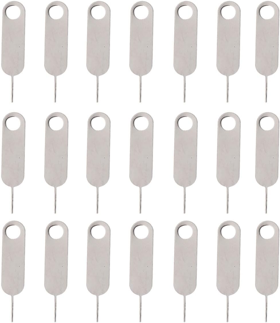 100pcs Set Universal Sim Card Pin Ejector Tool for Mobile Phones, Hard Steel Removal Needle Compatible with Smartphones