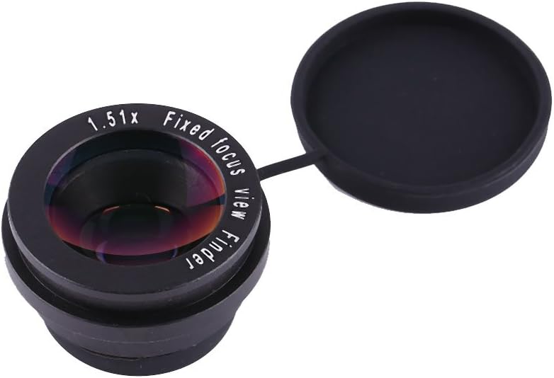 Generic 1.5X 6 15mm Fixed Focus Viewfinder Eyepiece Magnifier for DSLR Camera, Durable Eyecup with Mount Bases, Eye