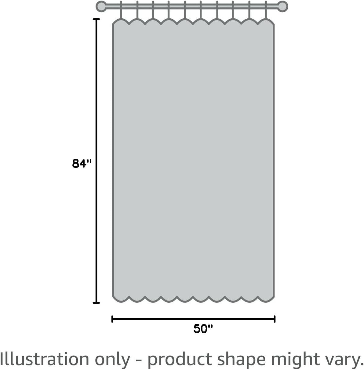 Skiennix 100% Blackout Linen Curtains - Thermal Insulated Drapes for Bedroom | 2 Panels Set, 50" W x 84" L, Stone Blue