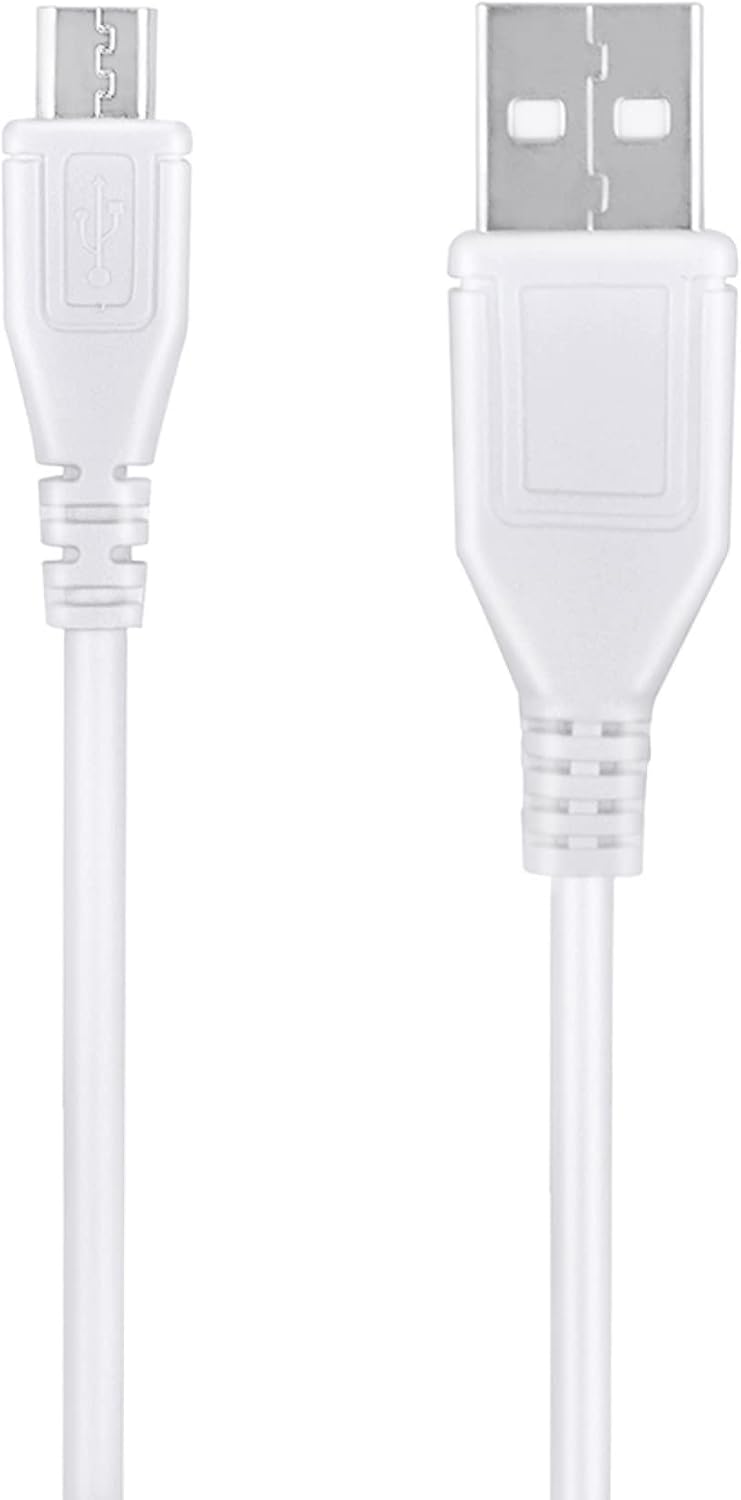 5ft SRS-XB22 SRS-XB12 Digipartspower White Micro USB Charging Cable Cord for Portable Wireless Speaker