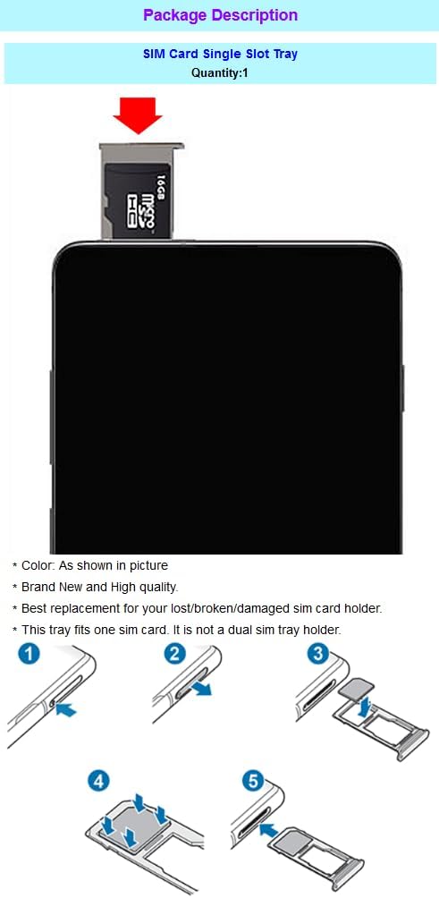 AceSoft 13 Boosting Portable Replaceable Excellent Dual SIM Card Tray Holder + SIM Card Ejection Pin Compatible
