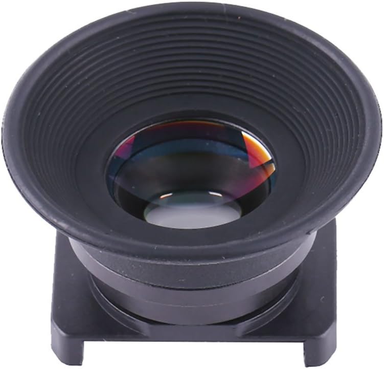 Beufee 1.5X 360 Eyepiece Magnifier, Fixed Focus Viewfinder Eyepiece Magnifier Eyecup Rotatable Design Replaces Eye Cup