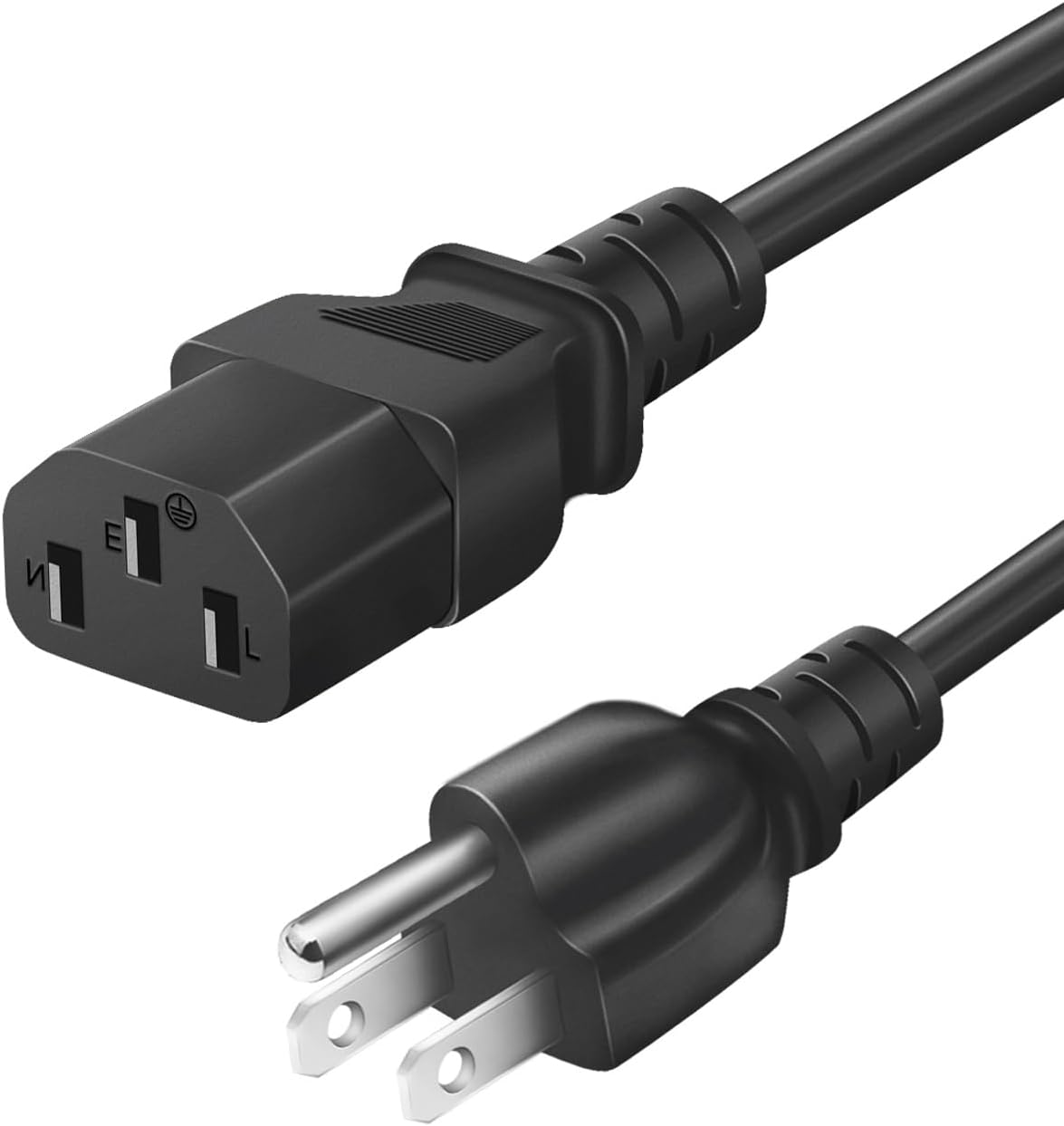 Lenmu Mica 18AWG 3-Prong 3 Amplifier Power Cord Compatible with ION Pathfinder, ION Block Rocker, ION Tailgater
