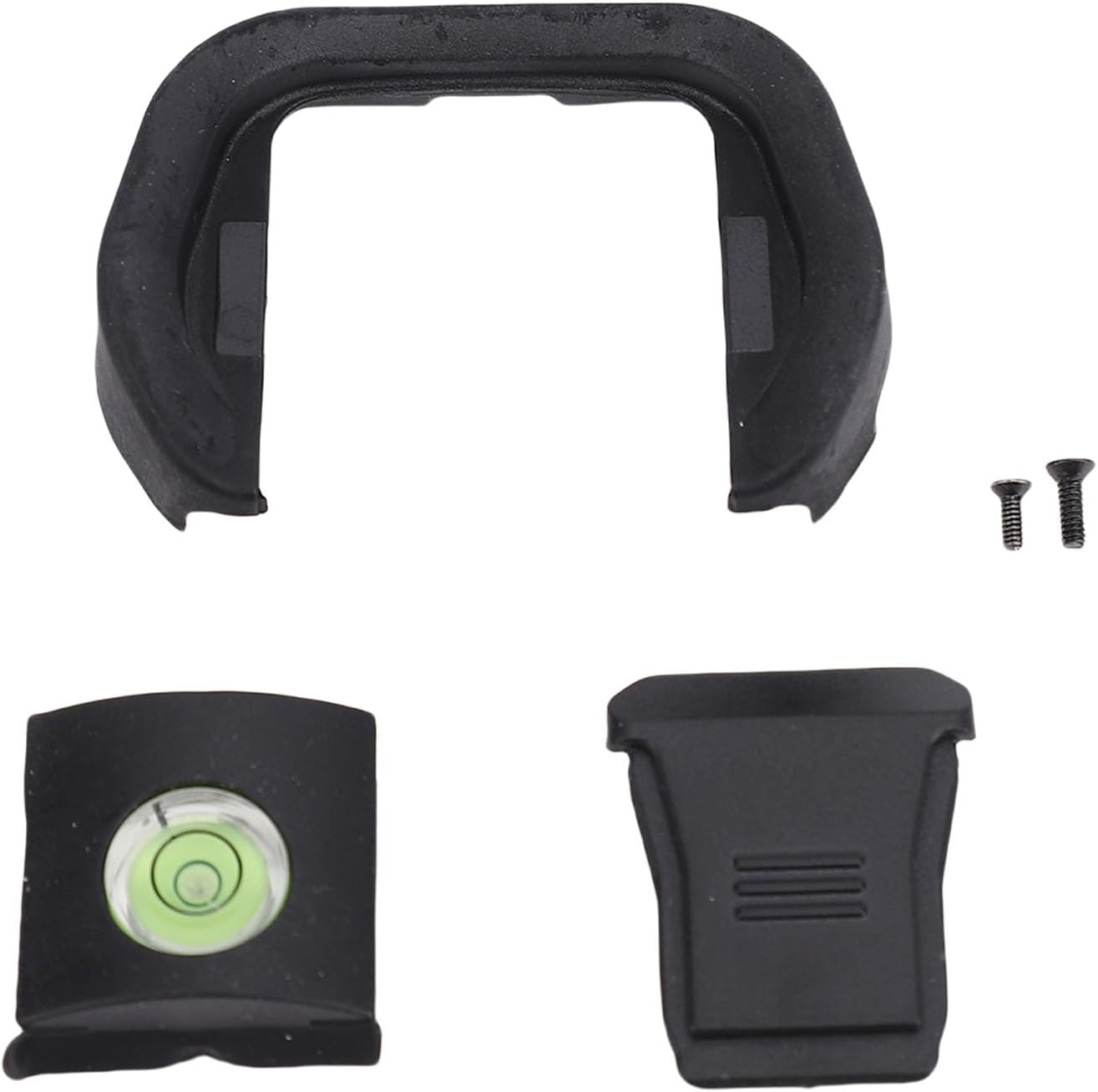 R5 R6 Bewinner Camera Eyecup Viewfinder, Hot Shoe Cover & Bubble Level Kit for - Silicone Eye Cup, Dust Cap, Spirit