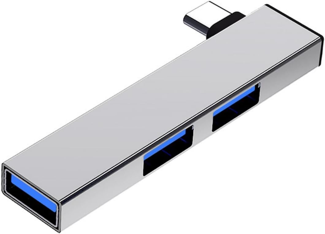 Argzm 90 4 2 USB2.0 1 USB3.0 Degree Portable USB C Hubs Port USB Expansion Fast Data Hubs with for PC Laptop