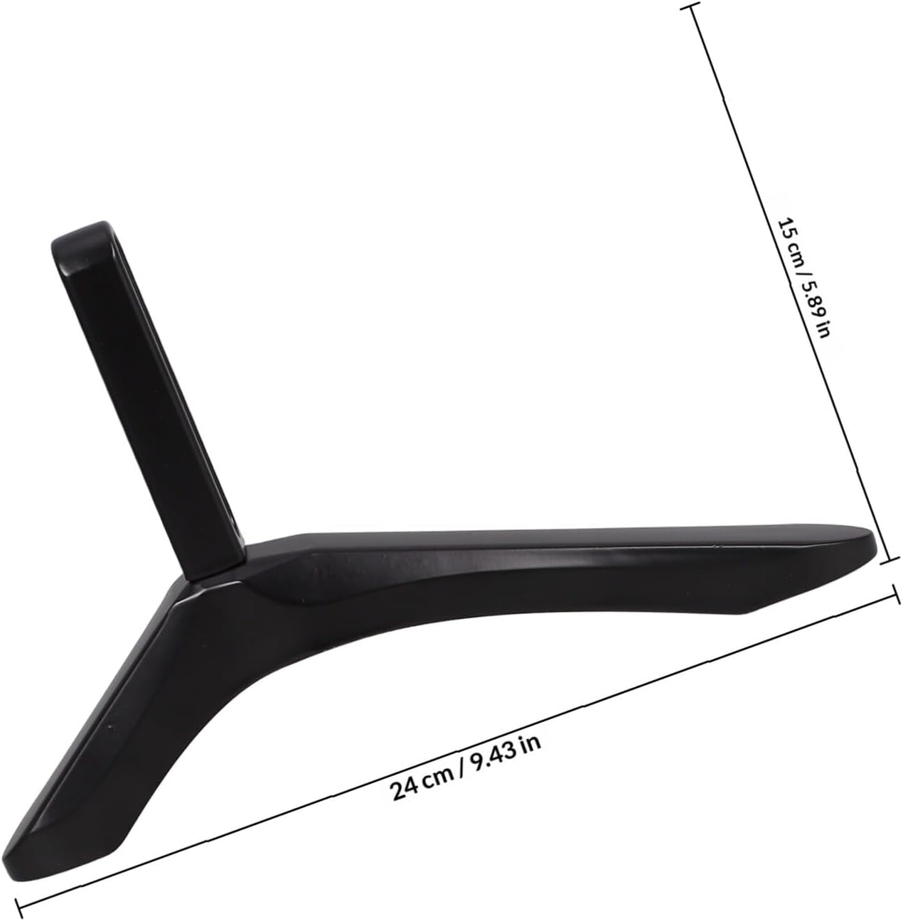 GARIOUANS Universal Tv Stand Tabletop Base with Screws Aluminum Alloy Tv Holder for Desktop Use Stable Television