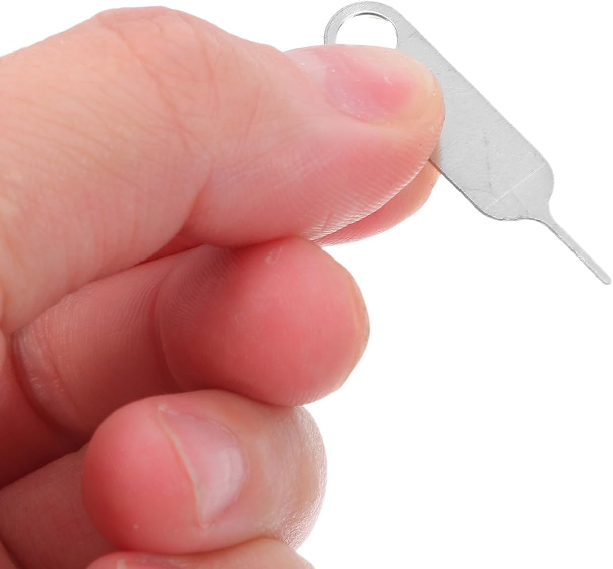 500pcs Kisangel Stainless Steel Sim Card Ejector Pin for Mobile Phones Universal Sim Removal Tool Compact Lightweight