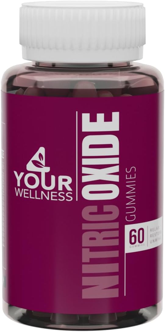 Nitric Oxide Gummies, Boosting Nitric Oxide Production and Blood Pressure, Made with Beet Root Extract is Gluten Free, Non-GMO, and Kosher (60 Count (Pack of 1), Mixed Berry)