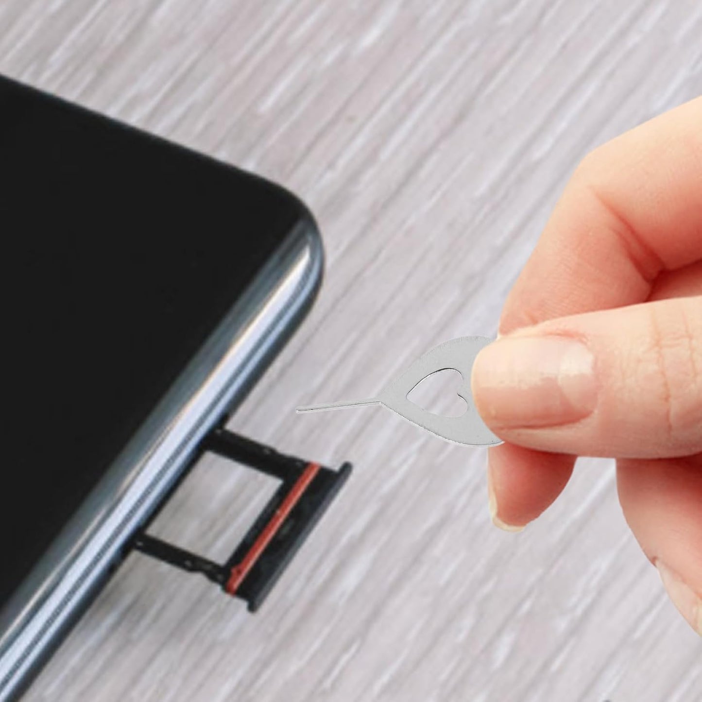 100pcs MAGICLULU Sim Card Ejector Pin Mobile Phone Card Removal Tool Universal Sim Tray Extractor Needles Maintenance
