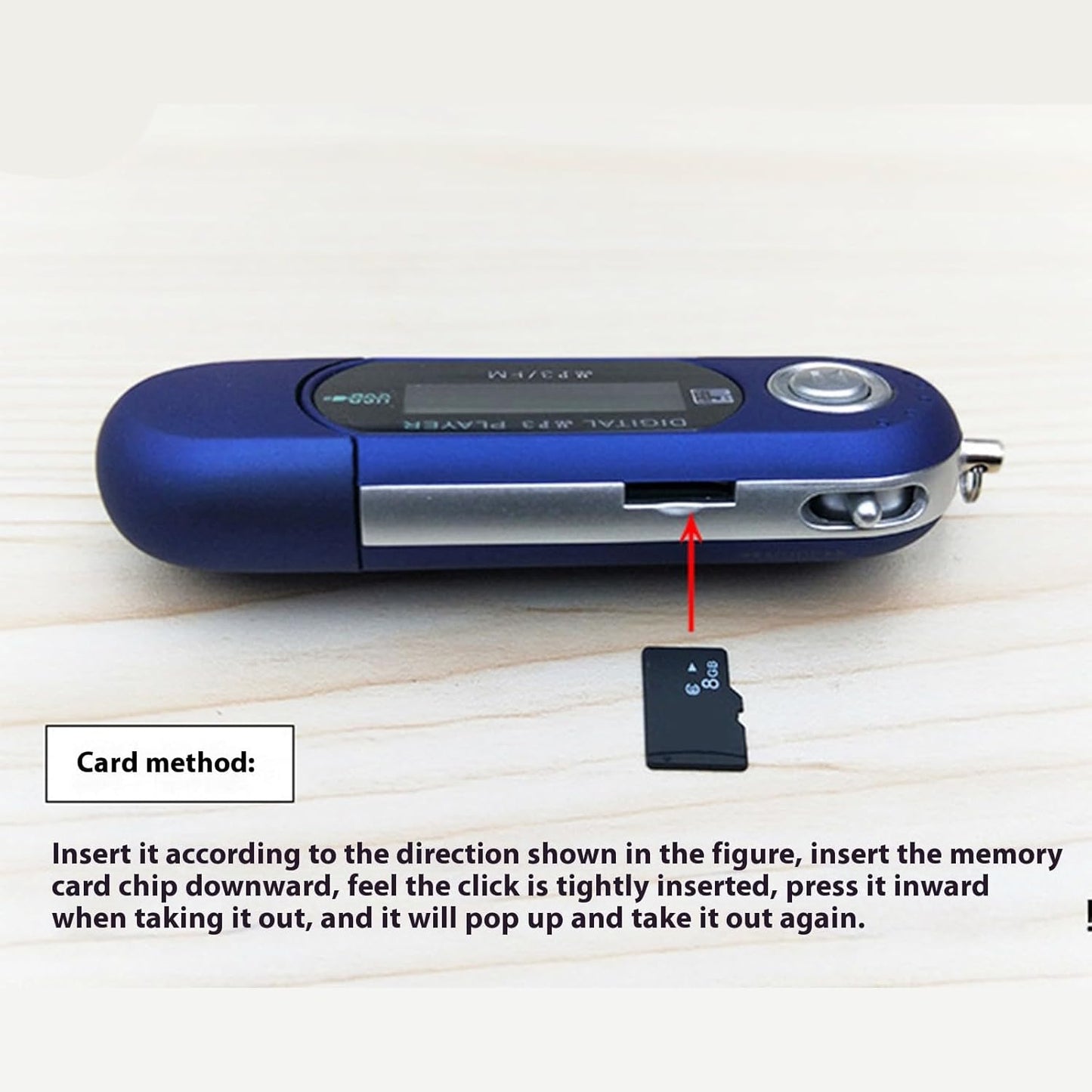 CATHATRR MP3 4G/8G Player with Builts in Memory Long Standbys Time and Lyric Display Screen Music Player Travel