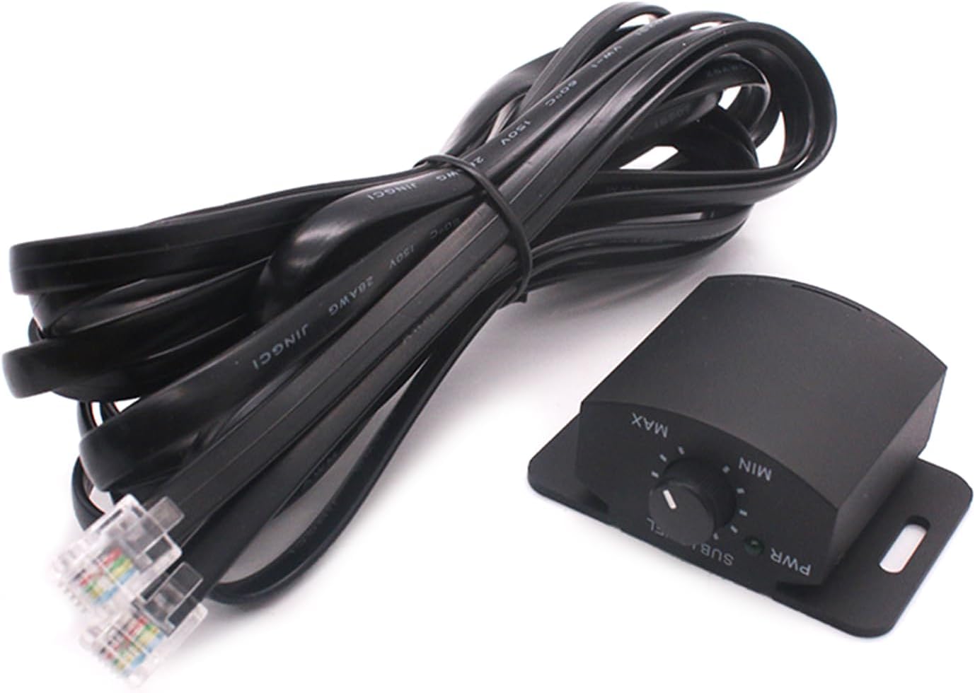 lweiyupeixx 6Pin Amplifiers Tuner Car Volume Controller Amplifier Replacement Bass Knob Control Remote Subwoofer Remote