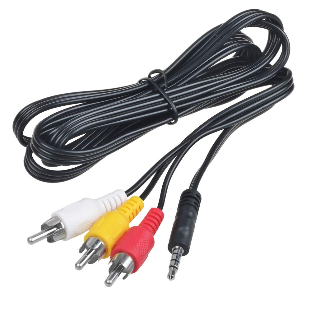 5ft K2KYYYY00203 PKPOWER AV A/V Audio Video TV-Out Cable Cord Lead for Panasonic Camcorder