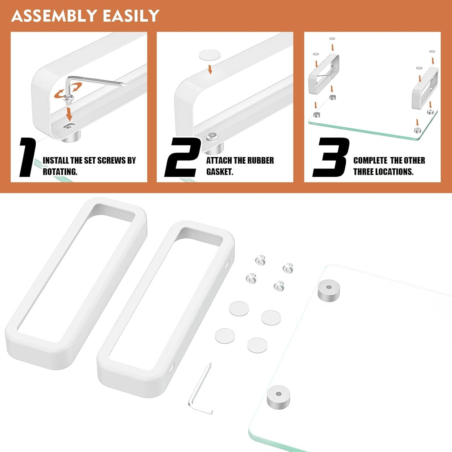 HD02T-001 Hemudu Clear Computer Monitor Stand Riser Multi Media Desktop Stand for Flat Screen LCD LED TV