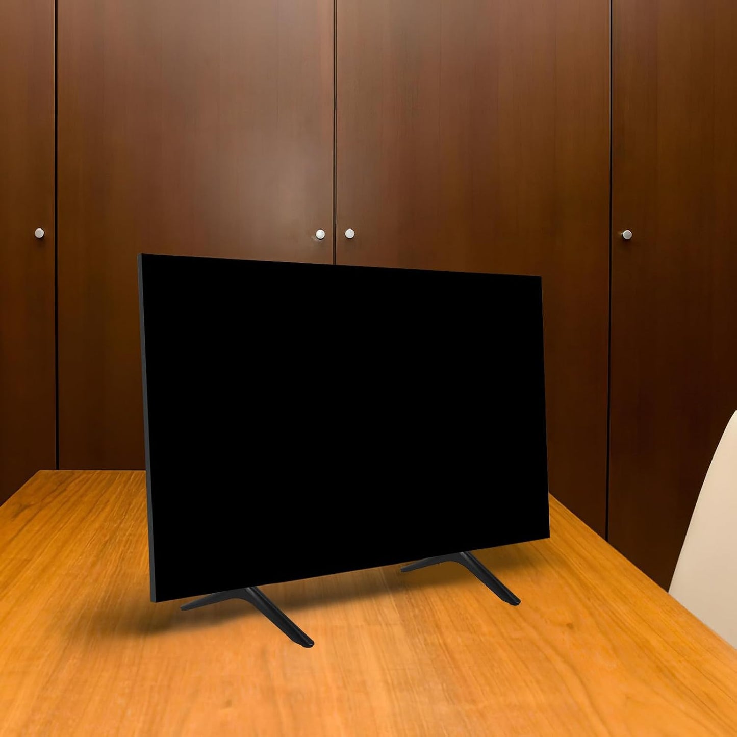 KOMBIUDA TV Tabletop Stand with Screws - Universal Support for Flat Screen TVs