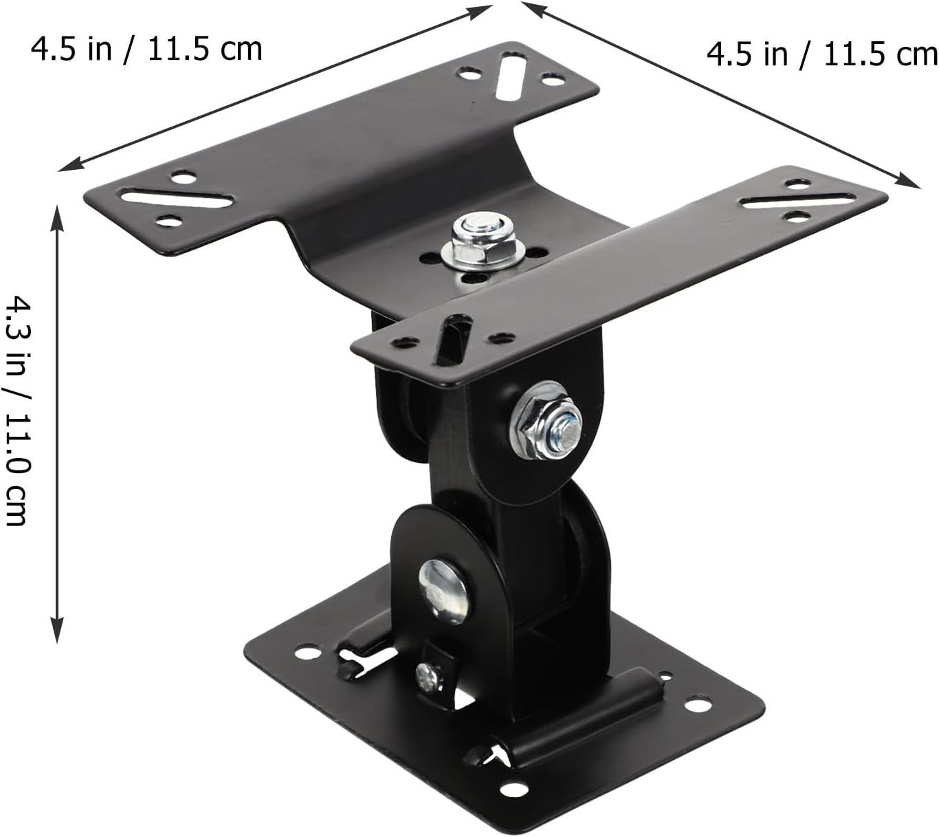 Uonlytech 14-27 Inch 360 Rotatable Wall Tv Mount Bracket Metal Pivot Monitor Holder Swivel LCD LED Screen Stand