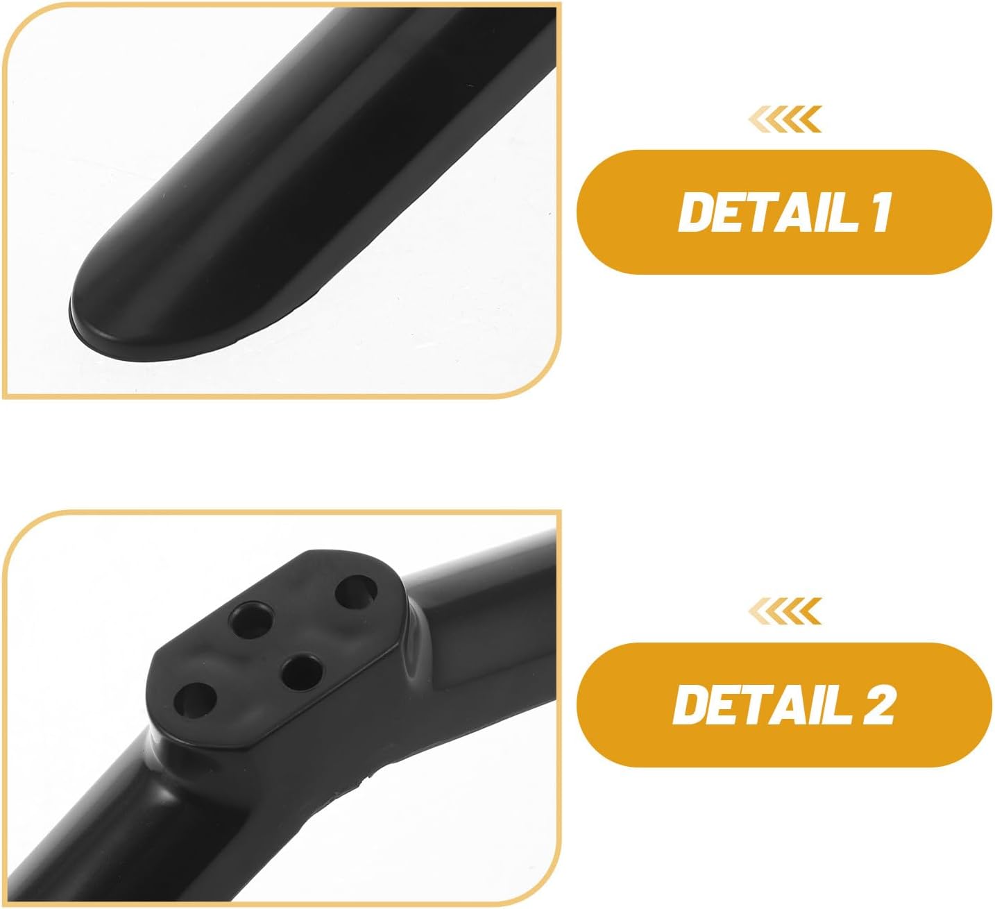 WATIIFUFU 2 Set 40" Pairs TV Legs Replacement - Table TV Stand Mount Bracket with Screw - Plastic Legs Non-Slip Feet