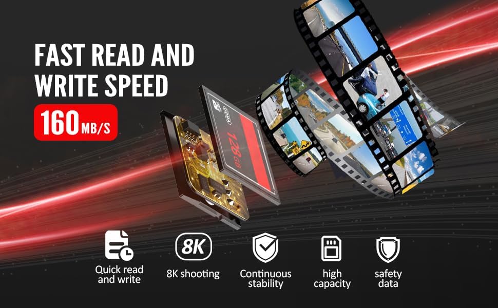 BR & TD 16GB 133X Memory Card CF Card