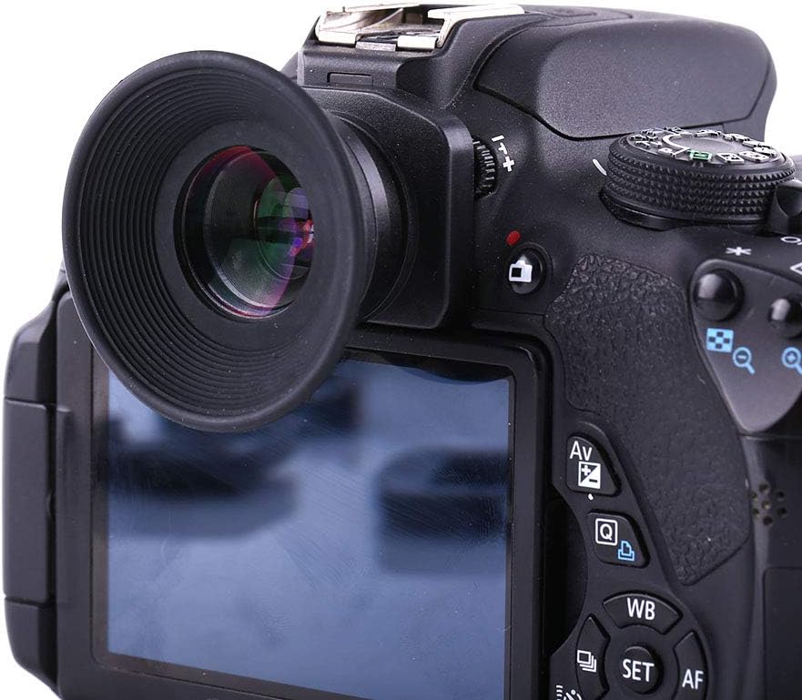 AHANGYGER 1.5X Fixed Focus Viewfinder Eyepiece Magnifier with Eyecup for DSLR Camera, Durable Optical Glass Magnifier