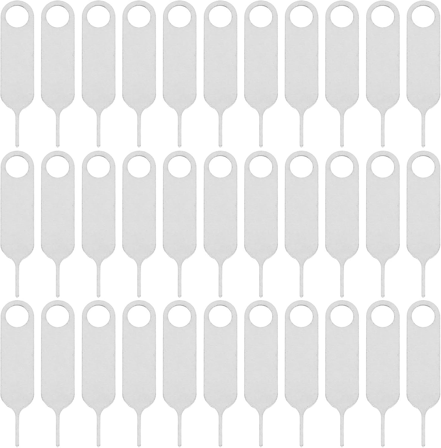 500pcs Set PRETYZOOM Sim Card Removal Tool and Ejector Pin for Mobile Phones Stainless Steel Sim Tray Eject Pin