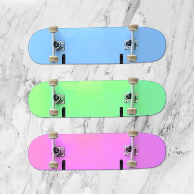 Snowboard Wall Mount Clips, Horizontal Snowboard Rack Display Stand, Snowboard Wall Mount Clips for Surfboards Skateboards Skis Home Garage