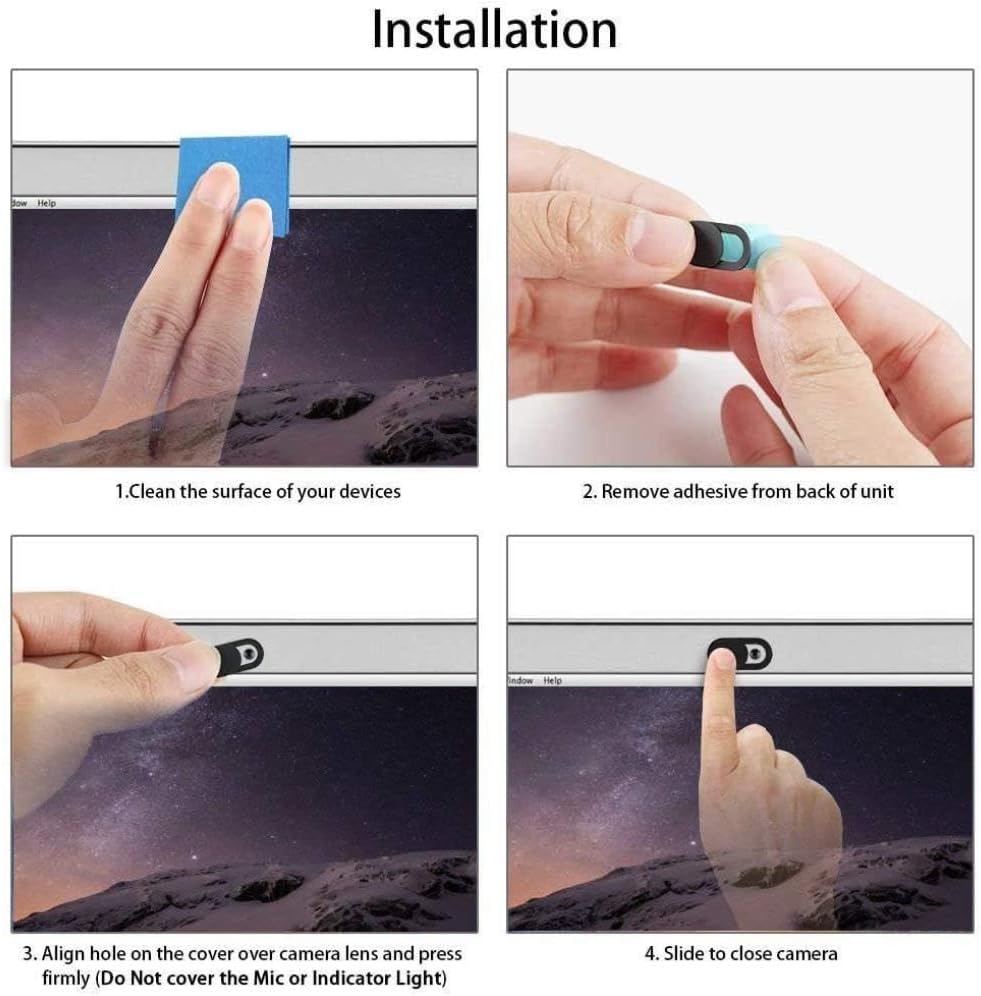 Selna 11" (1st/2nd/3rd/4th/5th Privacy Camera Cover Security Blocker Compatible with iPad Pro Gen), Webcam Closure