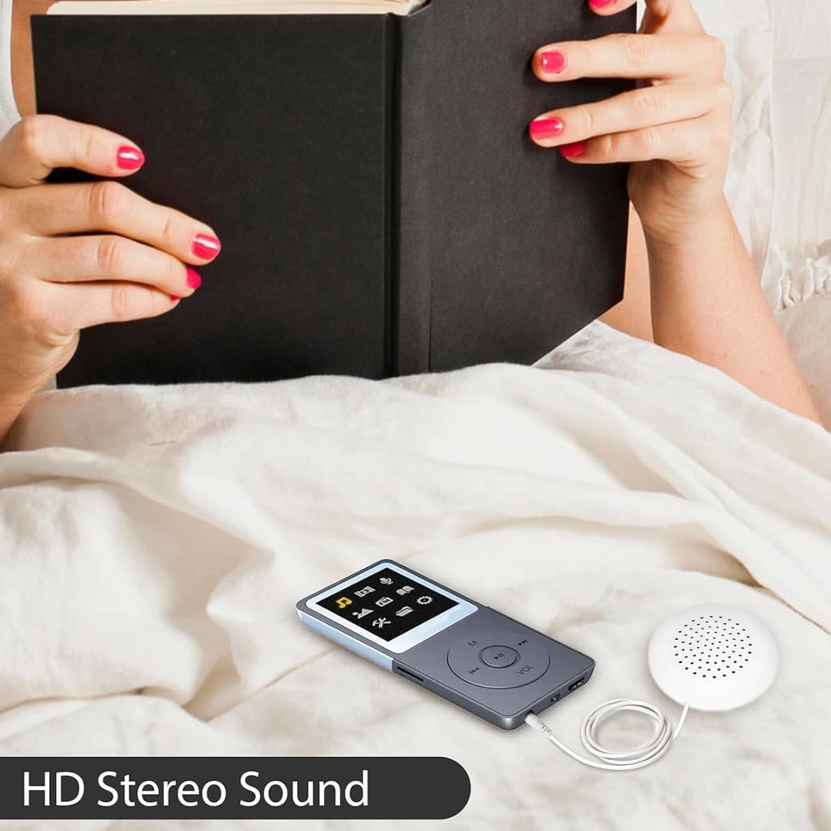 TROUVAILLE 3.5mm MP3/MP4 Pillow Speaker, Mini DIY Stereo Speaker for Mobile Phone Portable CD Player, Unique Soft Sound
