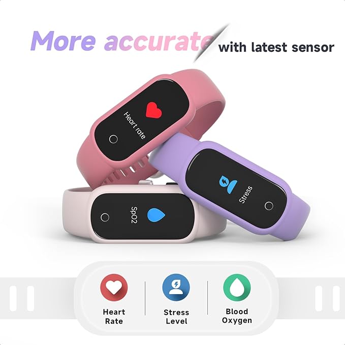 Fitness Tracker Watch with Heart Rate/Sleep Tracker/IP68 Waterproof, Activity Tracker with Pedometer Step Counter, Health Watch for Women with 14 Sports Compatible Android iOS, Lilac