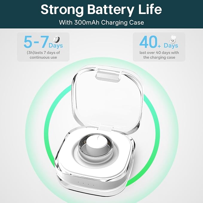 Smart Rings for Women Men,Fitness Tracker Ring,Heart Rate,Blood Oxygen,Blood Pressure,Step Tracker,Sleep Monitoring,No Subscription Fee,IP68 Waterproof Smart Ring for iphone&Android(Silver 8)