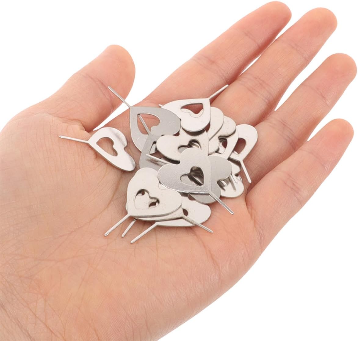 200pcs Set FRCOLOR Sim Card Removal Tool and Sim Pin Ejector Stainless Steel Card Extractor for Smartphones and Tablets