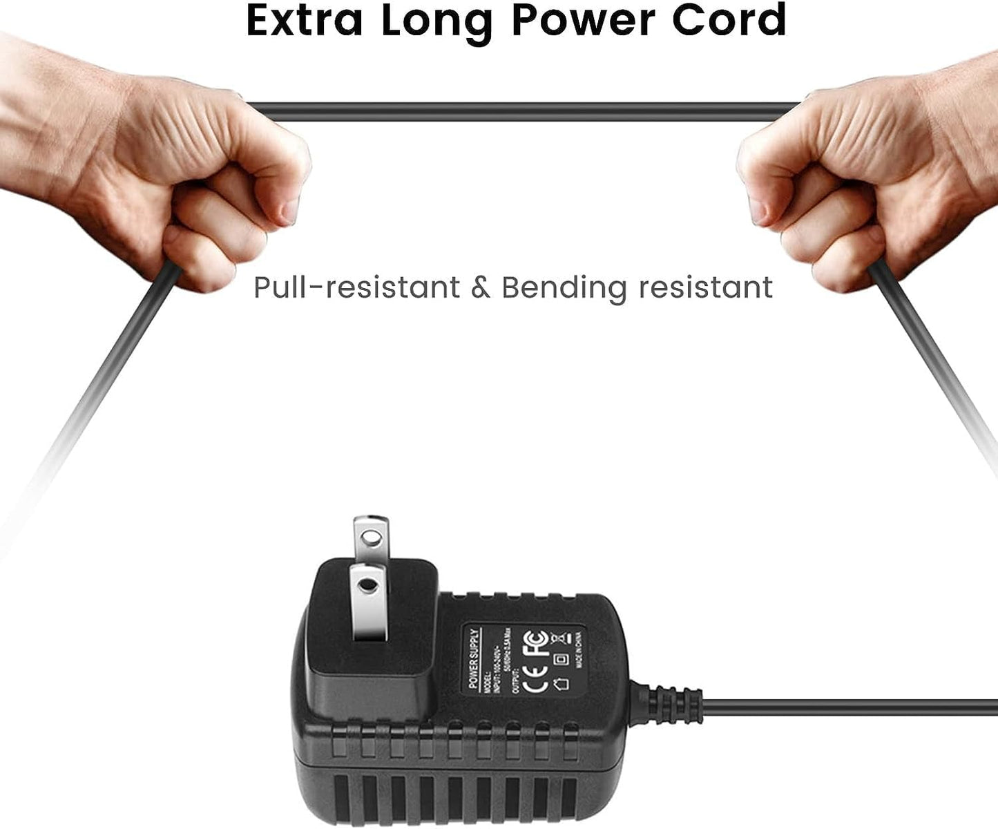 Xzrucst 12V GF845 JSKGF845 GF840 JSKGF840 21149 7" DVD/CDG/MP3G AC/DC Adapter for Karaoke USA TFT Screen Bluetooth