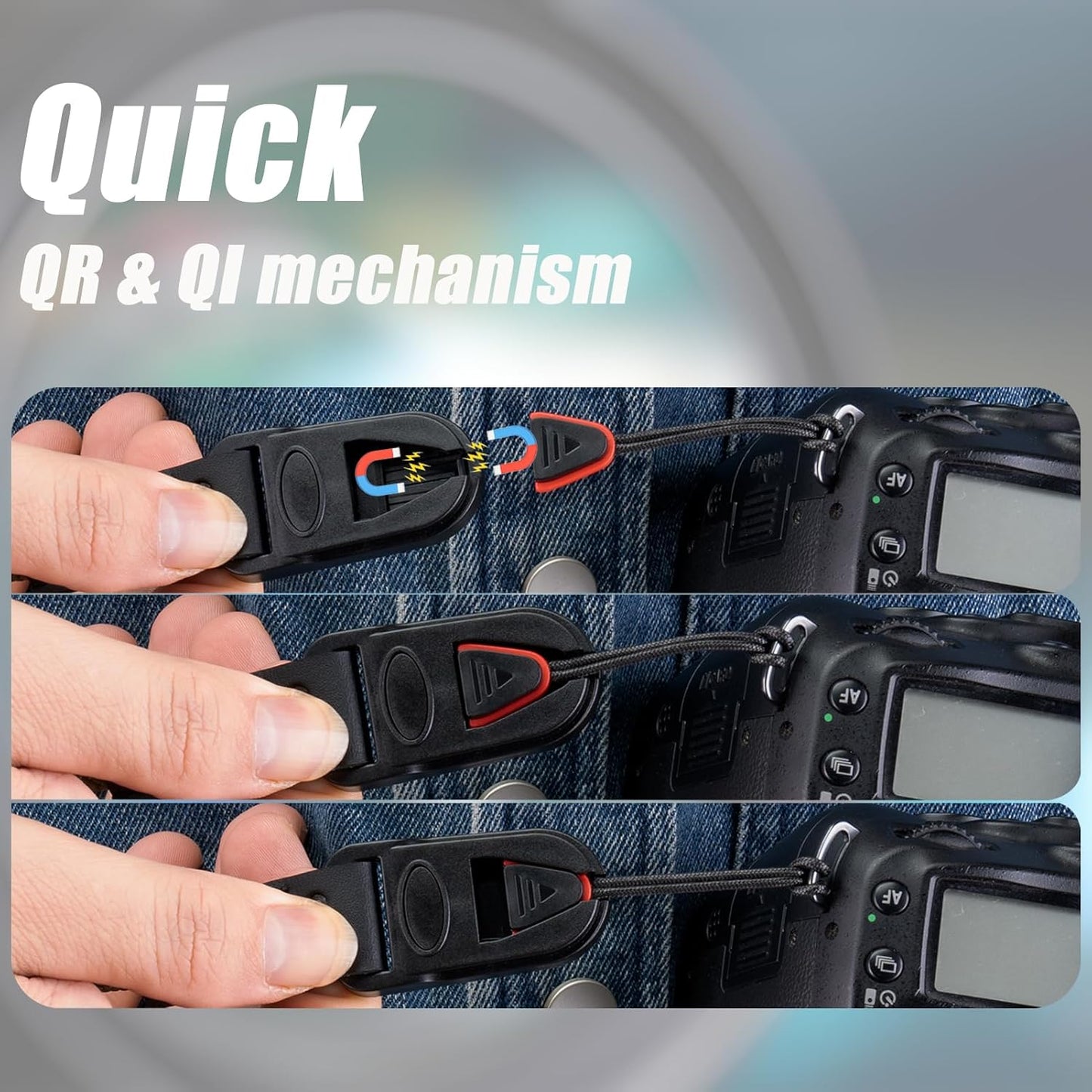 VKO Quick Release Neck & Shoulder Camera Strap for DSLR & Mirrorless