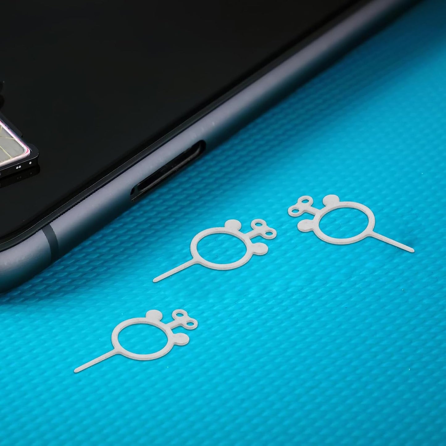 400pcs jojofuny Sim Card Eject Pins Stainless Steel Sim Card Tray Removal Tools for Smartphones and Tablets Travel